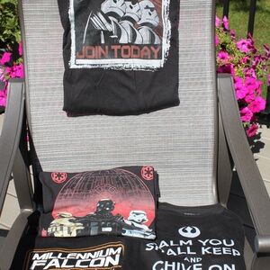 Star Wars T-Shirt Bundle Millennium Falcon Calm You Shall Keep Enlist Now
